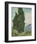 Cypresses, 1889-Vincent van Gogh-Framed Giclee Print