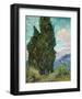 Cypresses, 1889-Vincent Van Gogh-Framed Art Print