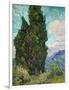 Cypresses, 1889-Vincent van Gogh-Framed Art Print