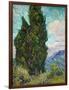 Cypresses, 1889-Vincent van Gogh-Framed Art Print