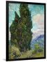 Cypresses, 1889-Vincent van Gogh-Framed Art Print
