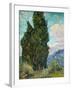 Cypresses, 1889-Vincent van Gogh-Framed Art Print