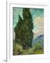 Cypresses. 1889-Vincent van Gogh-Framed Giclee Print