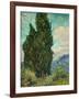 Cypresses. 1889-Vincent van Gogh-Framed Giclee Print