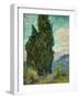 Cypresses. 1889-Vincent van Gogh-Framed Giclee Print