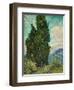 Cypresses. 1889-Vincent van Gogh-Framed Premium Giclee Print