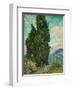 Cypresses. 1889-Vincent van Gogh-Framed Premium Giclee Print