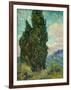 Cypresses. 1889-Vincent van Gogh-Framed Giclee Print