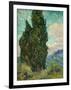 Cypresses. 1889-Vincent van Gogh-Framed Giclee Print