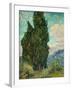 Cypresses. 1889-Vincent van Gogh-Framed Giclee Print