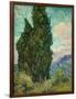 Cypresses I-Vincent van Gogh-Framed Art Print