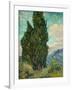 Cypresses I-Vincent van Gogh-Framed Art Print