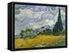 Cypresses II-Vincent van Gogh-Framed Stretched Canvas