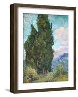 Cypresses-Vincent van Gogh-Framed Giclee Print