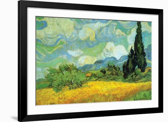 Cypresses-Vincent van Gogh-Framed Art Print