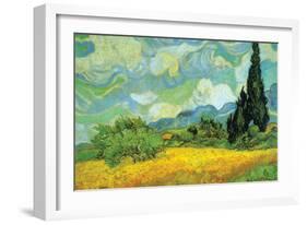 Cypresses-Vincent van Gogh-Framed Art Print