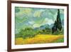 Cypresses-Vincent van Gogh-Framed Premium Giclee Print