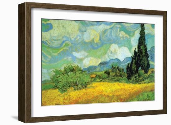 Cypresses-Vincent van Gogh-Framed Art Print