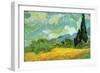 Cypresses-Vincent van Gogh-Framed Premium Giclee Print