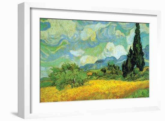 Cypresses-Vincent van Gogh-Framed Art Print