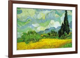 Cypresses-Vincent van Gogh-Framed Art Print