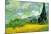 Cypresses-Vincent van Gogh-Mounted Art Print