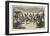 Cyprus, a Native Dance in the Turkish Recruiting Ground at Nicosia-null-Framed Giclee Print