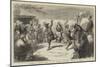 Cyprus, a Native Dance in the Turkish Recruiting Ground at Nicosia-null-Mounted Giclee Print