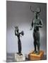 Cyprus, Bronze Statue of Horned Gods from Shrine of Enkomi-null-Mounted Giclee Print