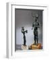 Cyprus, Bronze Statue of Horned Gods from Shrine of Enkomi-null-Framed Giclee Print