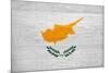 Cyprus Flag Design with Wood Patterning - Flags of the World Series-Philippe Hugonnard-Mounted Art Print