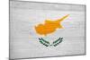 Cyprus Flag Design with Wood Patterning - Flags of the World Series-Philippe Hugonnard-Mounted Art Print