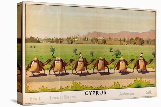 Cyprus: Fruit - Locust Beans - Asbestos - Silk, from the Series 'Some Empire Islands'-Keith Henderson-Stretched Canvas