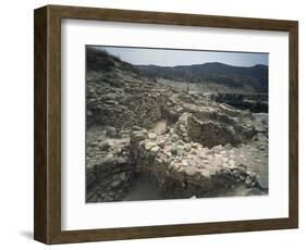 Cyprus, Larnaca District, Archaeological Site of Khirokitia, Remains of Neolithic Settlement-null-Framed Giclee Print