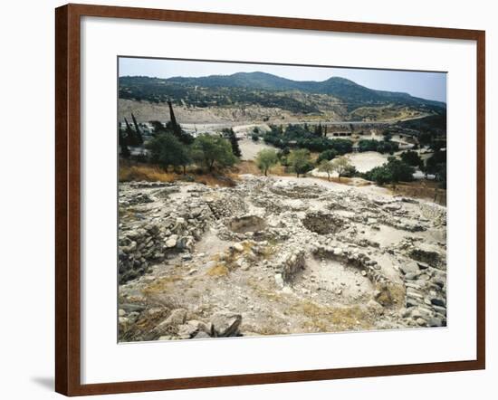 Cyprus, Larnaca District, Khirokitia, Remains of Neolithic Settlement-null-Framed Giclee Print