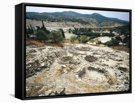 Cyprus, Larnaca District, Khirokitia, Remains of Neolithic Settlement-null-Framed Stretched Canvas