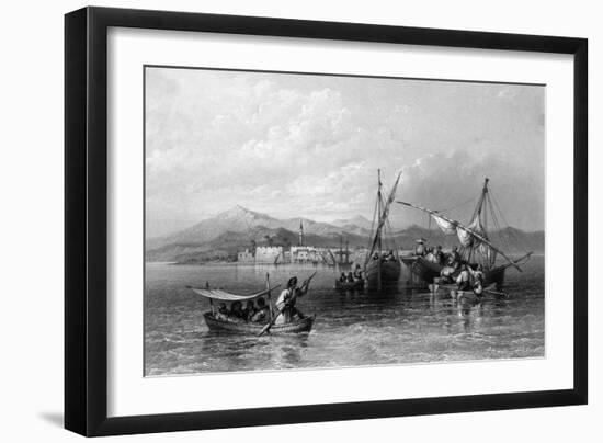 Cyprus, Larnaca-WH Bartlett-Framed Art Print