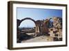 Cyprus, Paphos, Saranta Kolones Castle, Arches-null-Framed Giclee Print