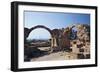 Cyprus, Paphos, Saranta Kolones Castle, Arches-null-Framed Giclee Print