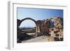 Cyprus, Paphos, Saranta Kolones Castle, Arches-null-Framed Giclee Print