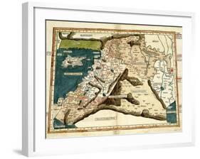 Cyprus, Syria, Babylonia and Judea-Ptolemy-Framed Art Print