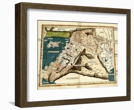 Cyprus, Syria, Babylonia and Judea-Ptolemy-Framed Art Print