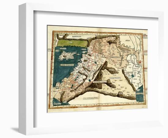 Cyprus, Syria, Babylonia and Judea-Ptolemy-Framed Art Print