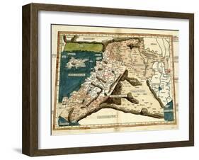 Cyprus, Syria, Babylonia and Judea-Ptolemy-Framed Art Print