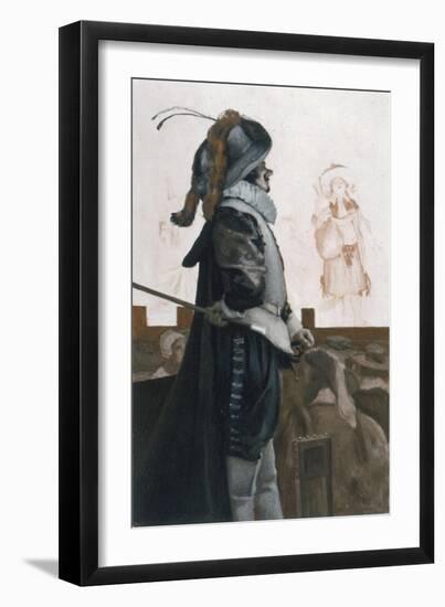 Cyrano at the Theatre-null-Framed Art Print