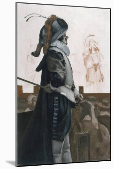 Cyrano at the Theatre-null-Mounted Art Print
