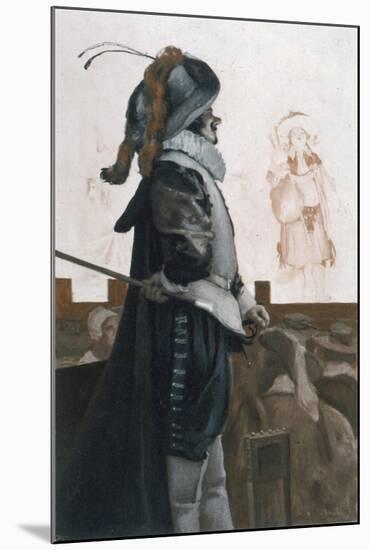 Cyrano at the Theatre-null-Mounted Art Print