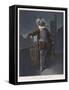 "Cyrano de Bergerac," Coquelin as Cyrano-null-Framed Stretched Canvas