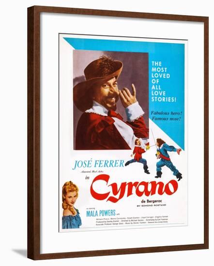 Cyrano De Bergerac-null-Framed Art Print