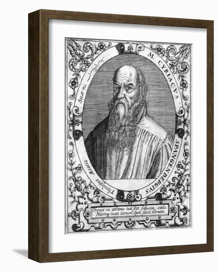 Cyriacus Spangenberg-Theodor De Brij-Framed Art Print